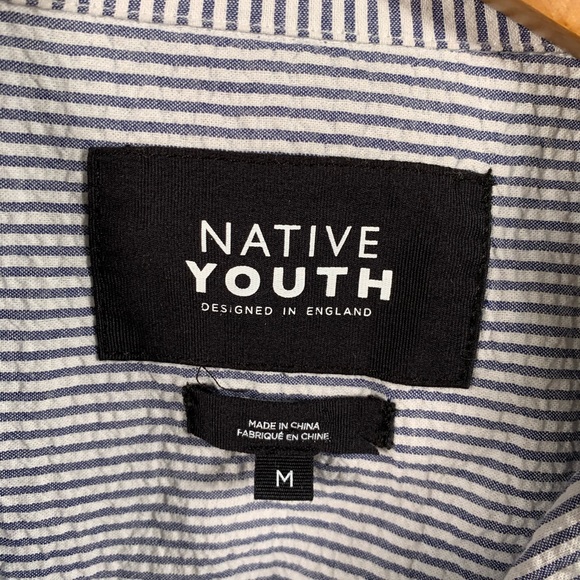Sold on 🛑 - Native Youth Fratton Pocket Seersuck - Picture 4 of 6